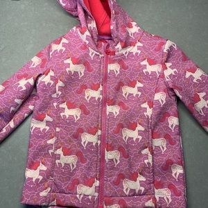 Cat and Jack Girls Unicorn Spring Jacket